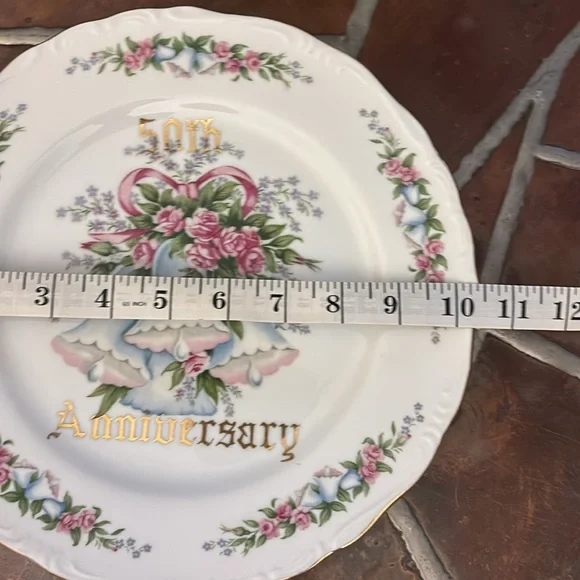 Norcrest Fine China 50th Anniversary Decorative Plate - Picture 8 of 8